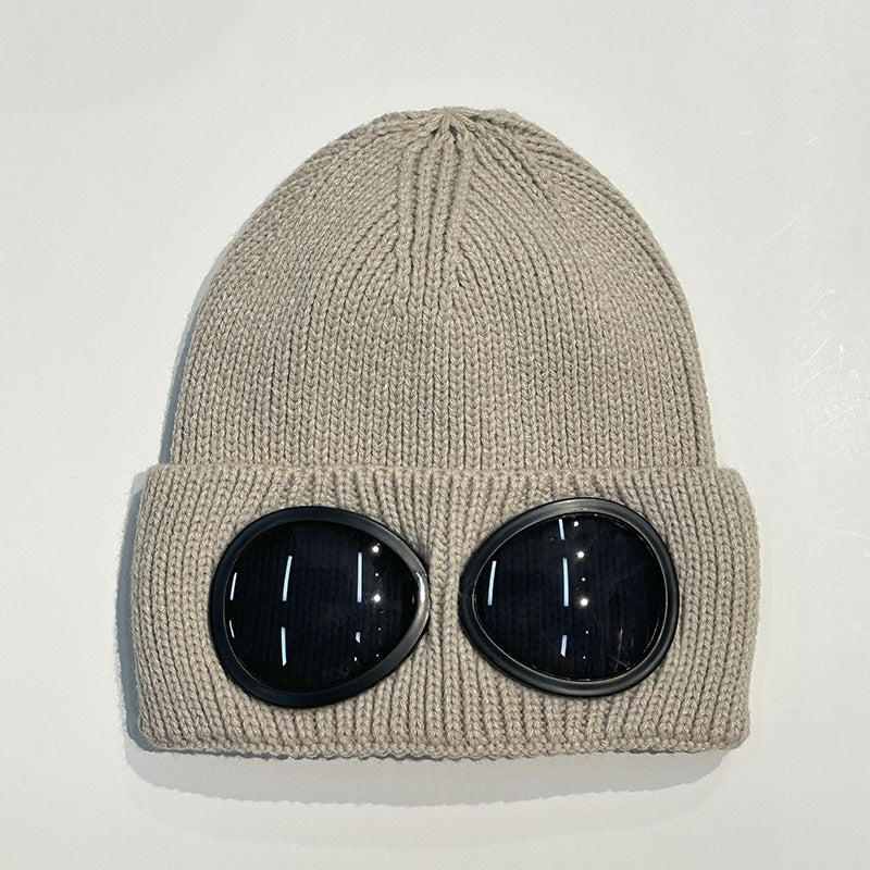 Wholesale Autumn Winter Windproof Glasses Knitted Hat Acrylic Knitted Hat
